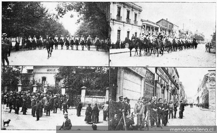 Parte de la cobertura al conflicto de la revista «Sucesos», en su número 166 de octubre de 1905