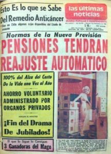 Portada de Las Últimas Noticias 1980 sobre AFP